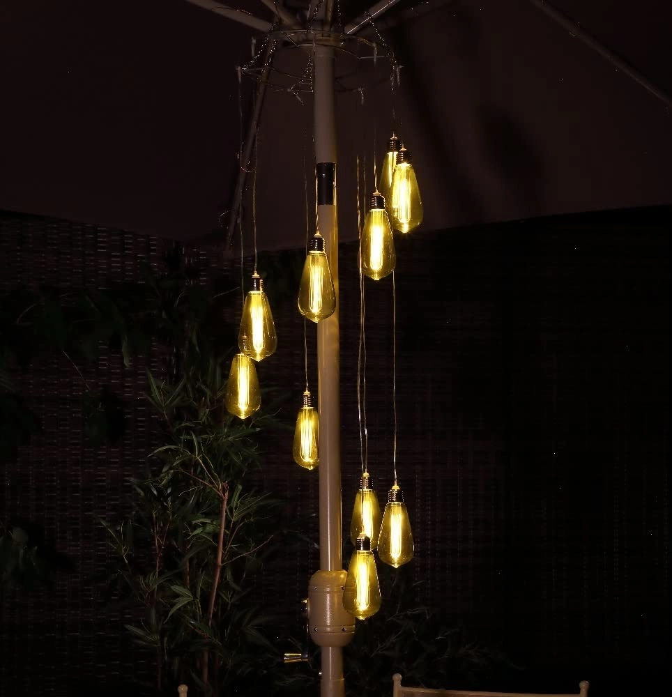 NOMA Bulb Spiral Chandelier - Battery Operated 4 x AA 95cm