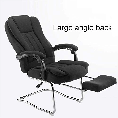 Reclining Chair - Fabric Cotton Black
