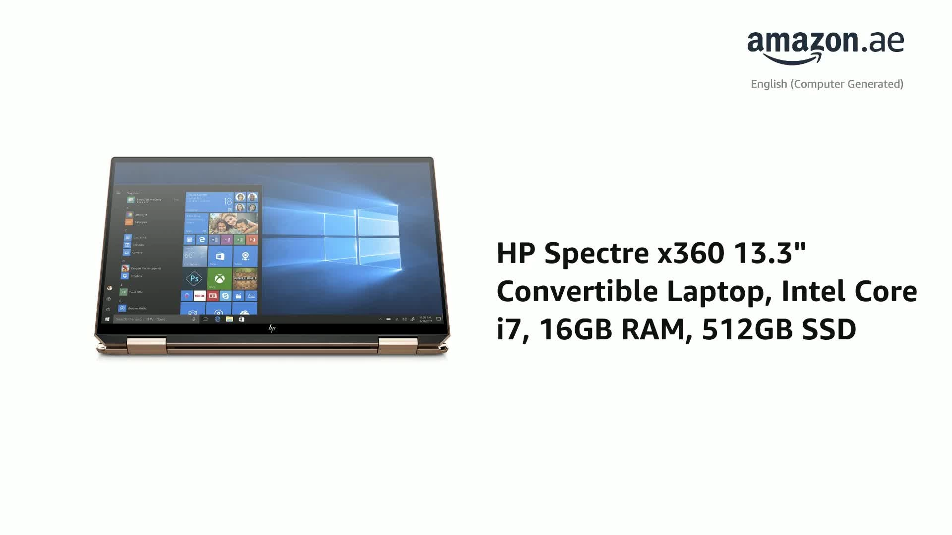 Spectre x360 13-aw0011ne - 13.3'' i7-1065G7 16GB DDR4 512GB SSD