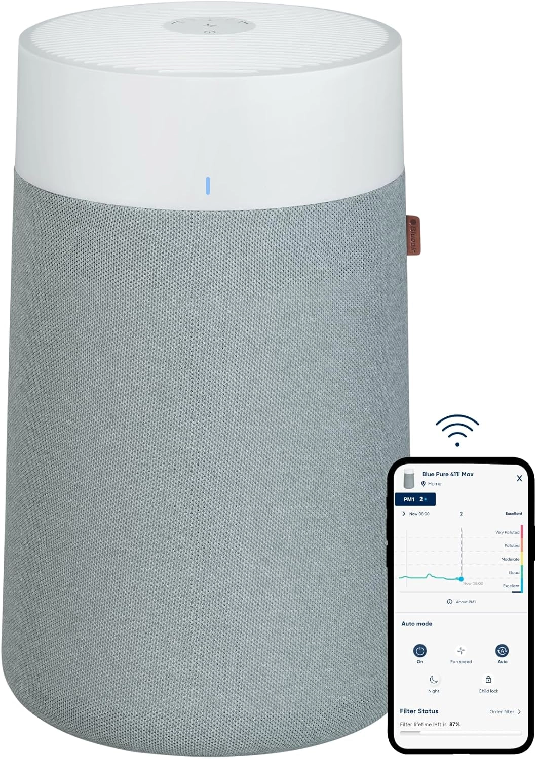Blue Pure 511i Max - Wi-Fi-enabled HEPASilent