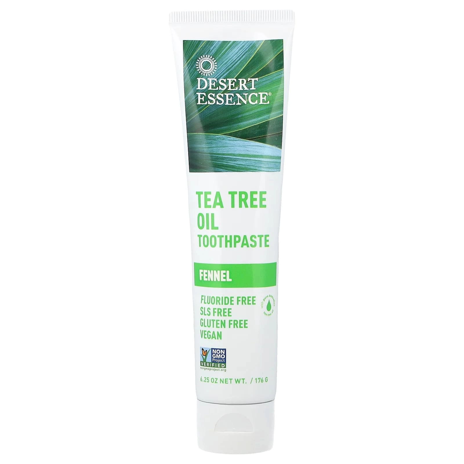 Desert Essence Tea Tree Oil Fennel Toothpaste 176 g
