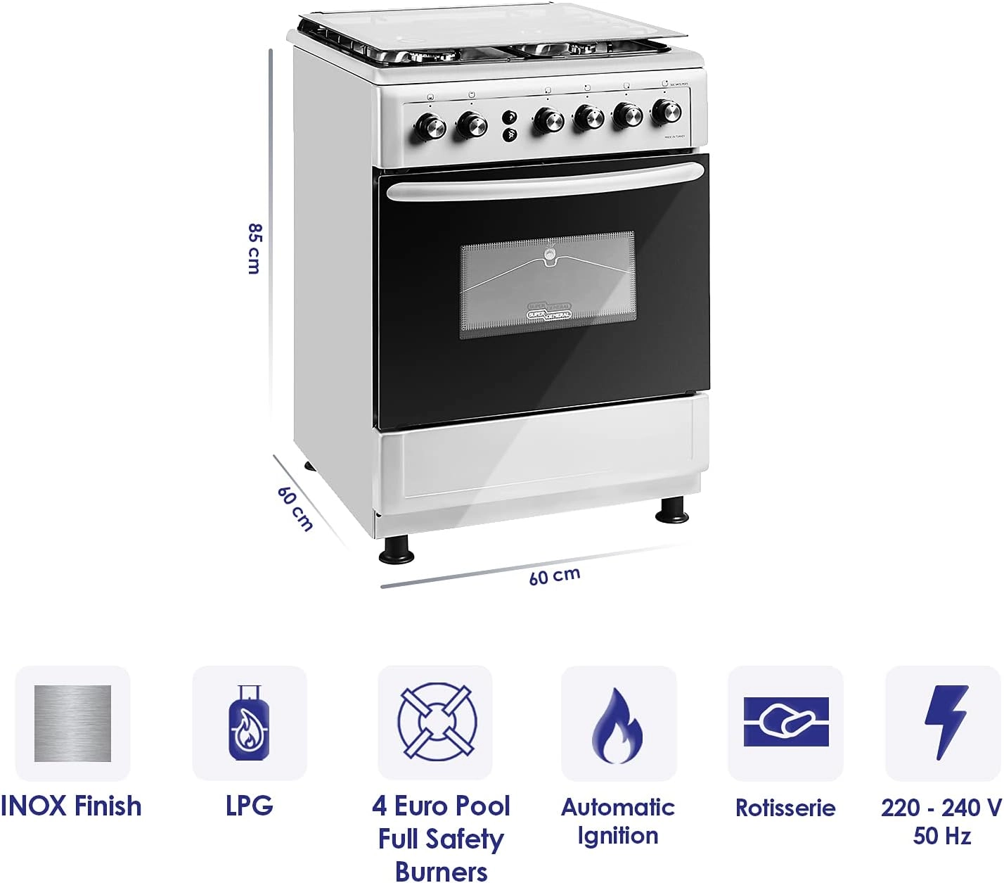 SGC6470MSFS GAS Cooker