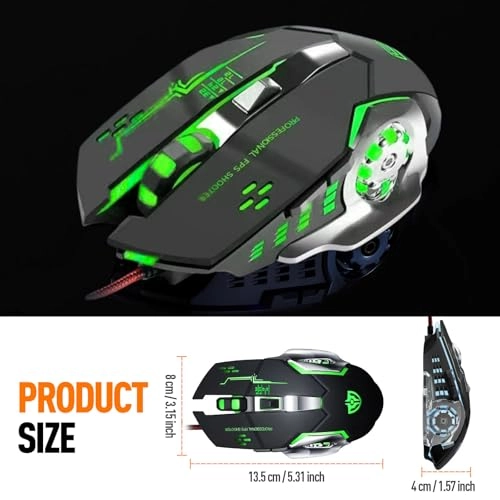Wired Gaming Mouse - USB