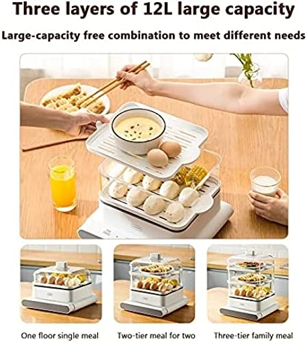 Three-Layer Electric Steamer - 12L