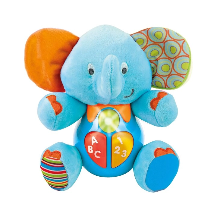 KiddoLab Plush Elephant Musical Toy - 3 months+