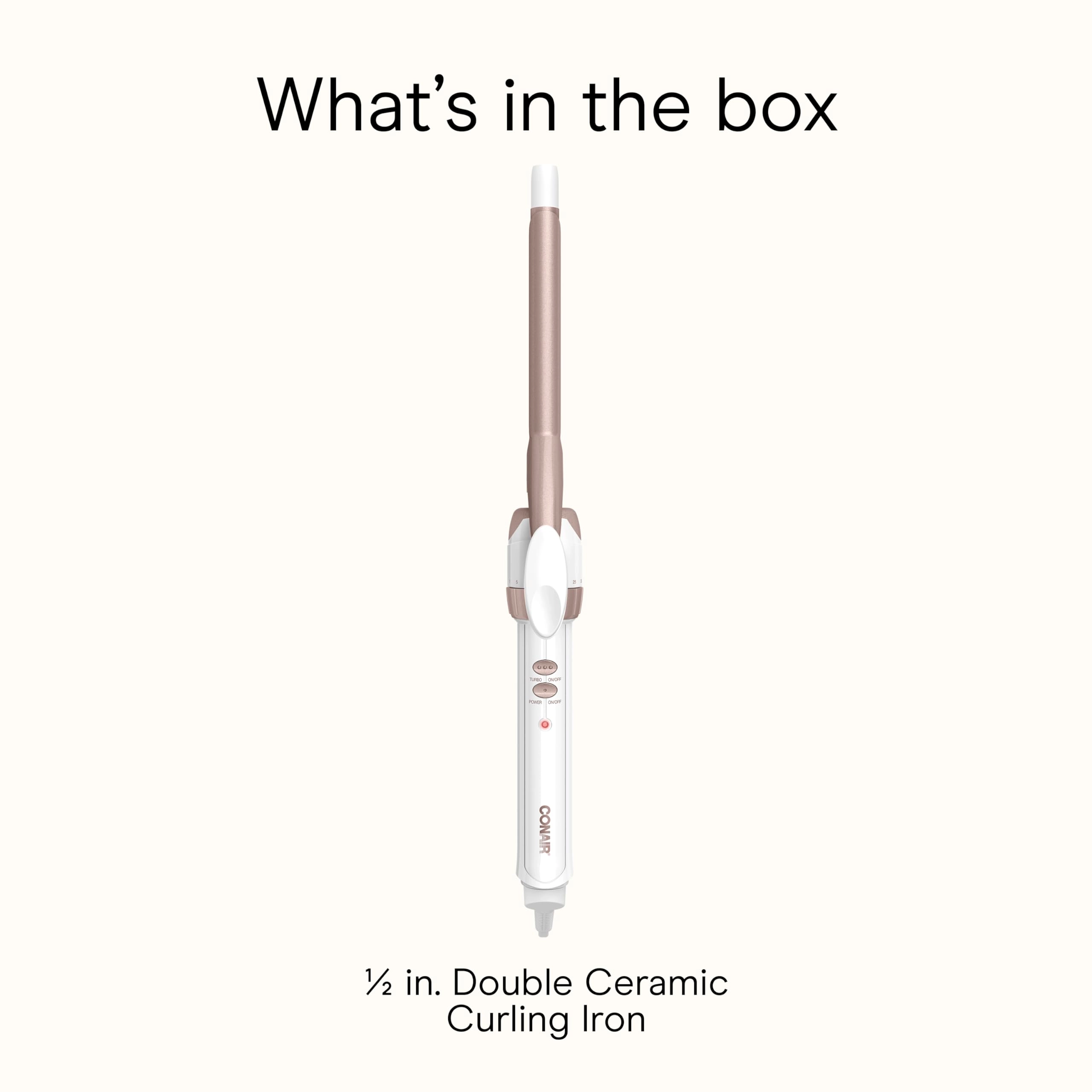 Double Ceramic Curling Iron - .5 Inch