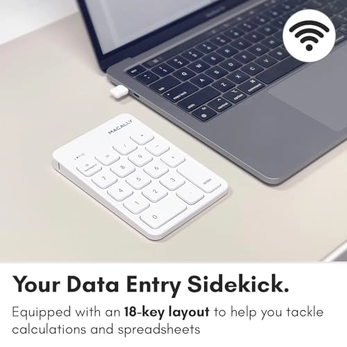2.4G Wireless Numeric Keypad USB C - scissor switches