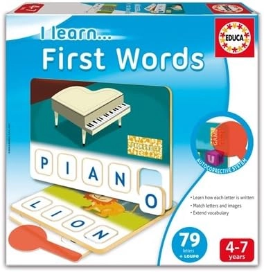 PLAY BOX TOYS TRADING Borras I Learn First Words - 79 pieces