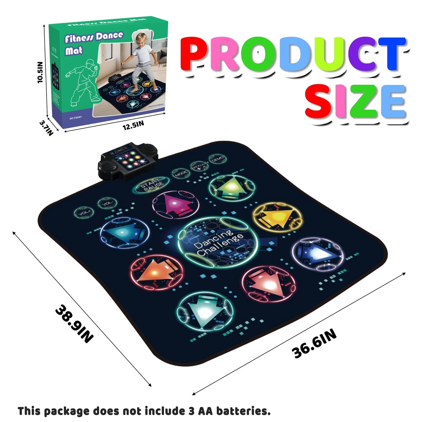 Interactive Dance Mat - 3 years-12 years