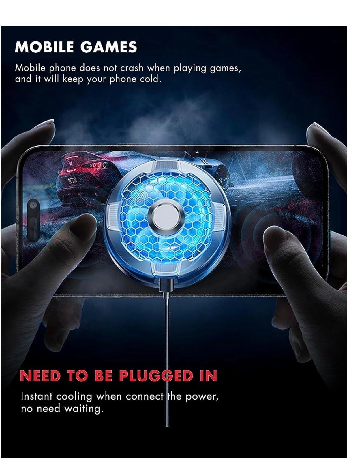 Magnetic Phone Cooler - iPhone iPad Android Tablet