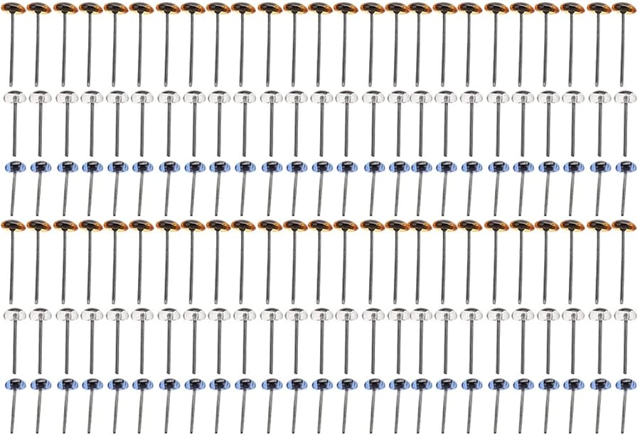 LUCKDANO Plastic Eyes - 150 Pairs 5mm DIY Crochet