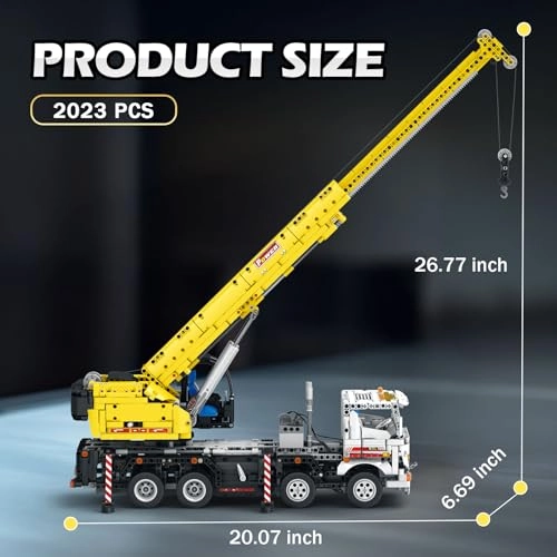 Automatic Crane Building Kit (22007) - 2206 Pieces Remote Control