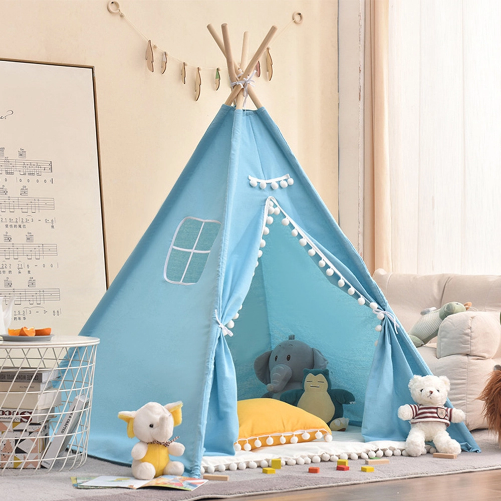 Canvas Foldable Tent And Teepee Playhouse