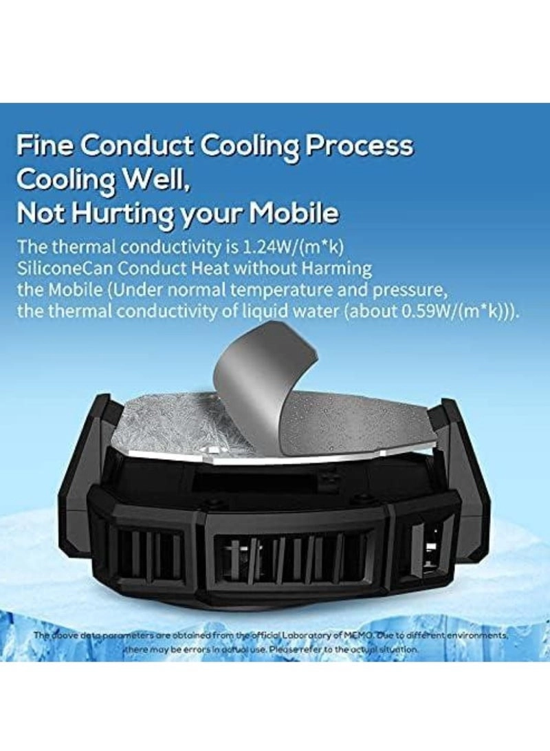 Phone Cooler - Dual Semi-Conductor Cooling Chips Digital Display Universal 6-8 cm
