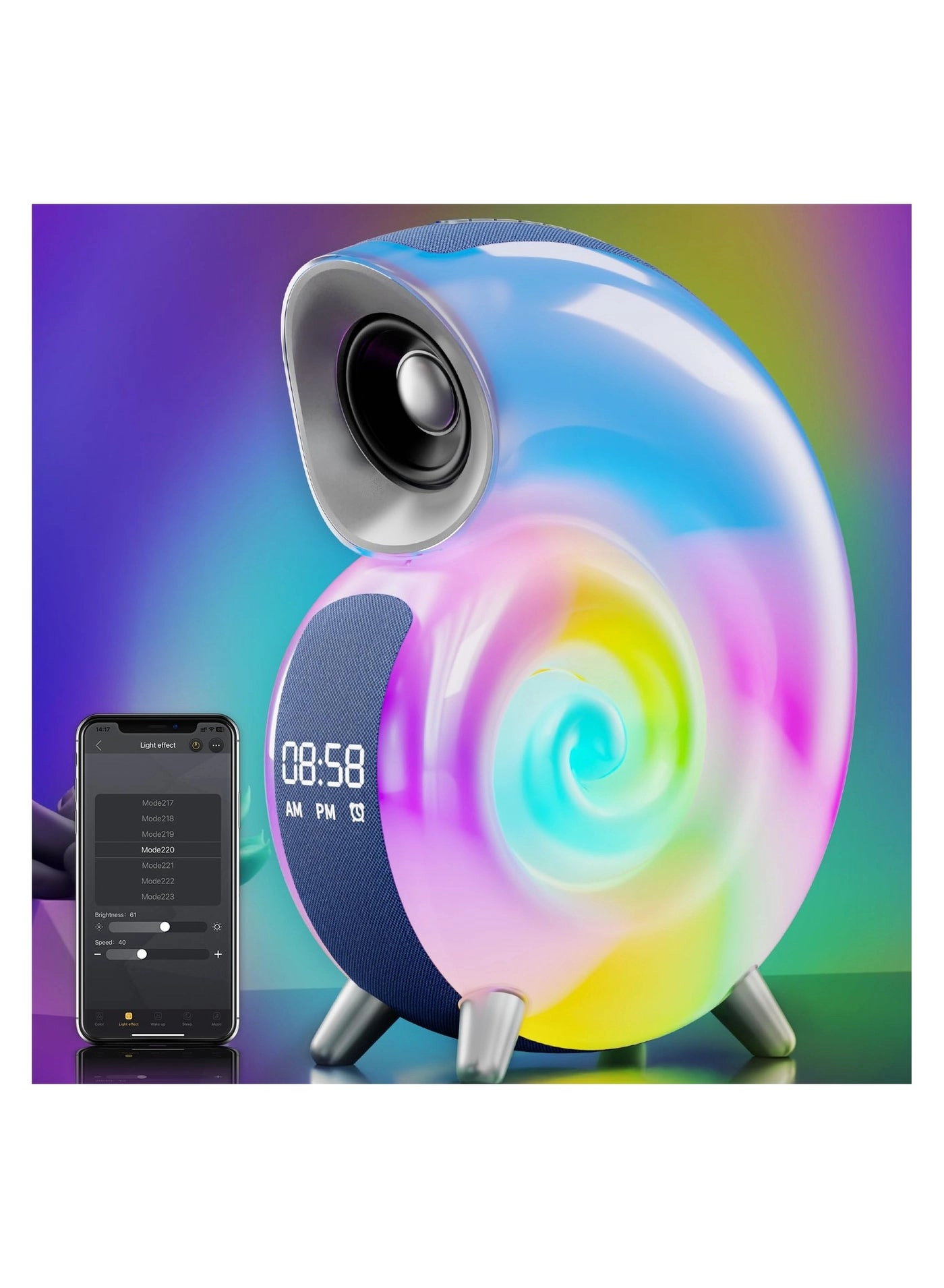 256 Scene Modes Desk Lamp - Music Speaker 16 million colors