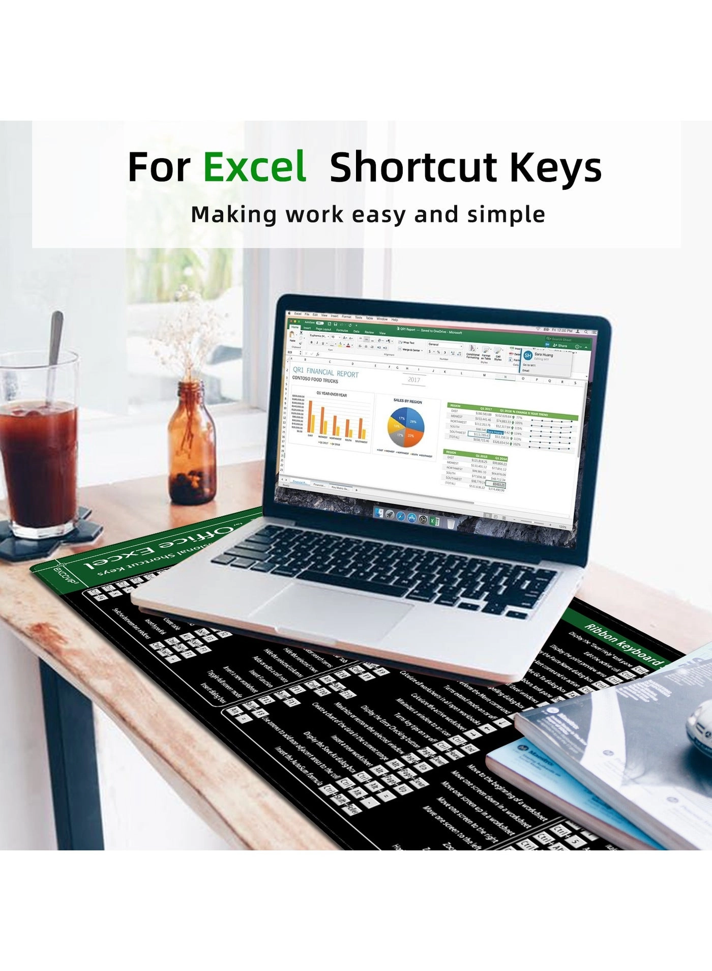 Large XL Office Mouse Pad - 90x30 cm