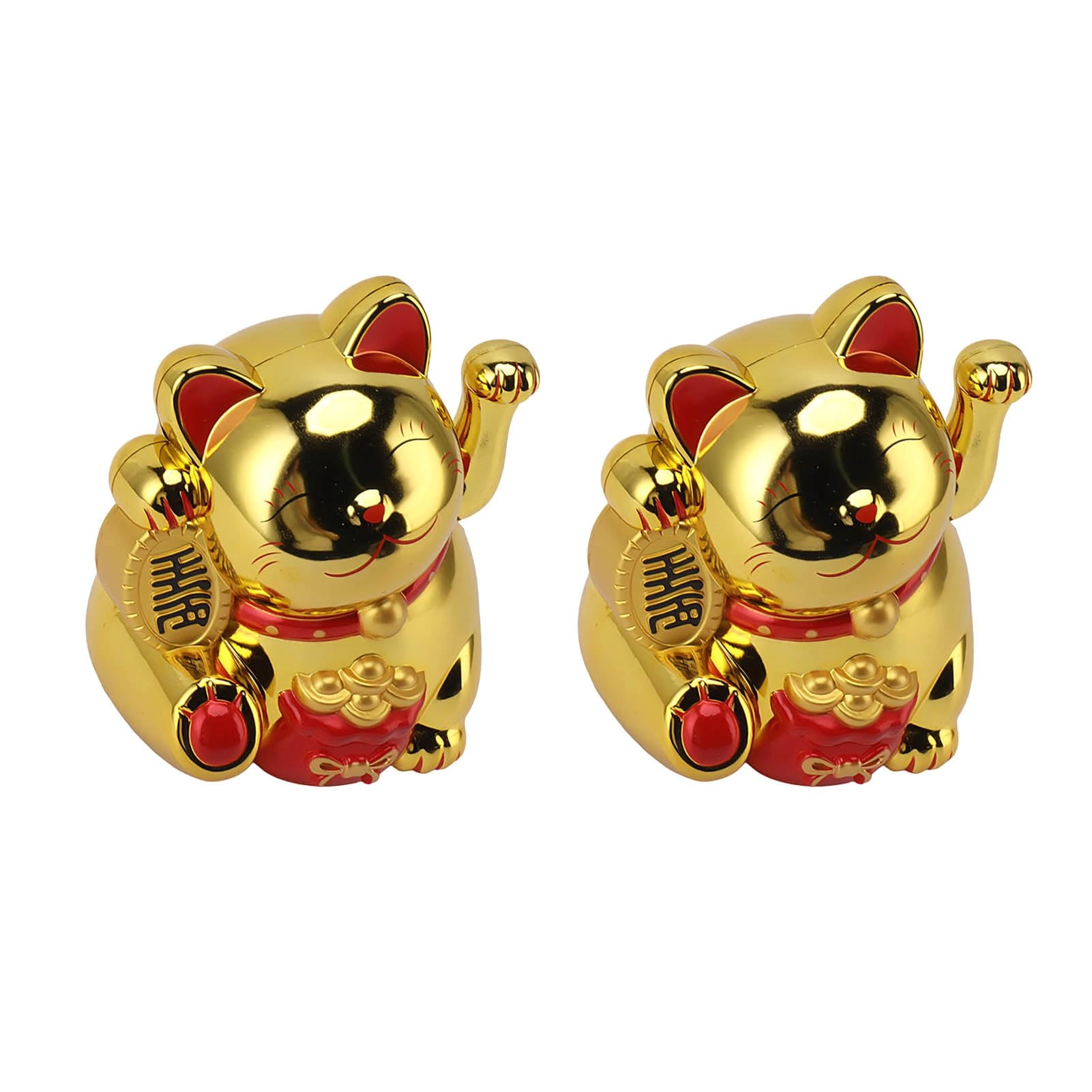 BSTiltion Lucky Cat Waving Arm - 5.5in MLY11020-4 Gold