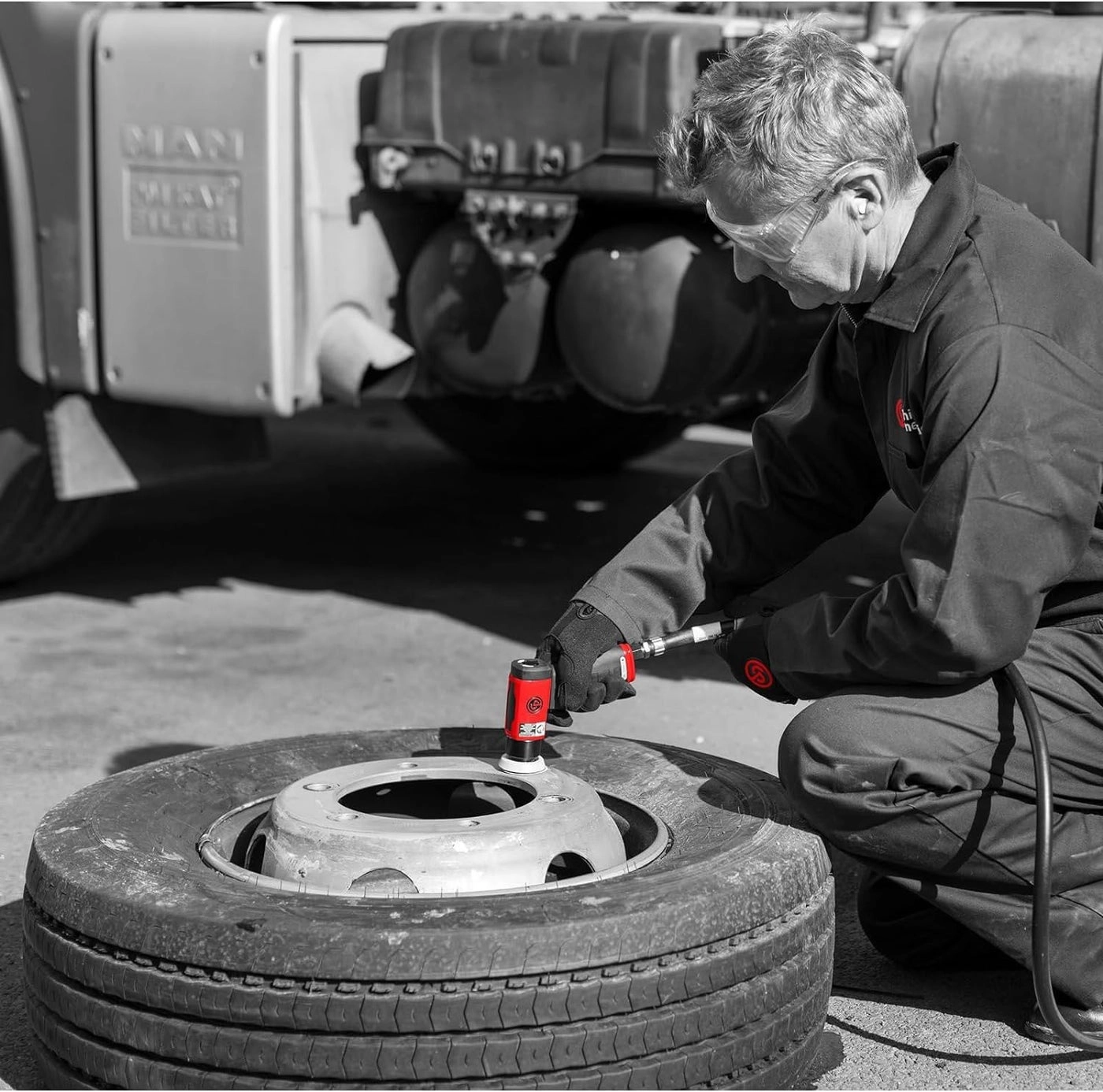 CP7200 - Air Random Rotary Sander 3 Inch 15000 RPM