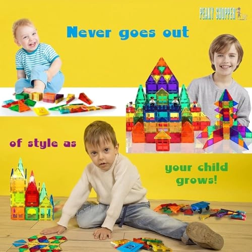 Magnetic Tiles - 36 months - 14 years 107 pieces