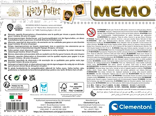 Memo Pocket Harry Potter - 4 Years 48 pieces