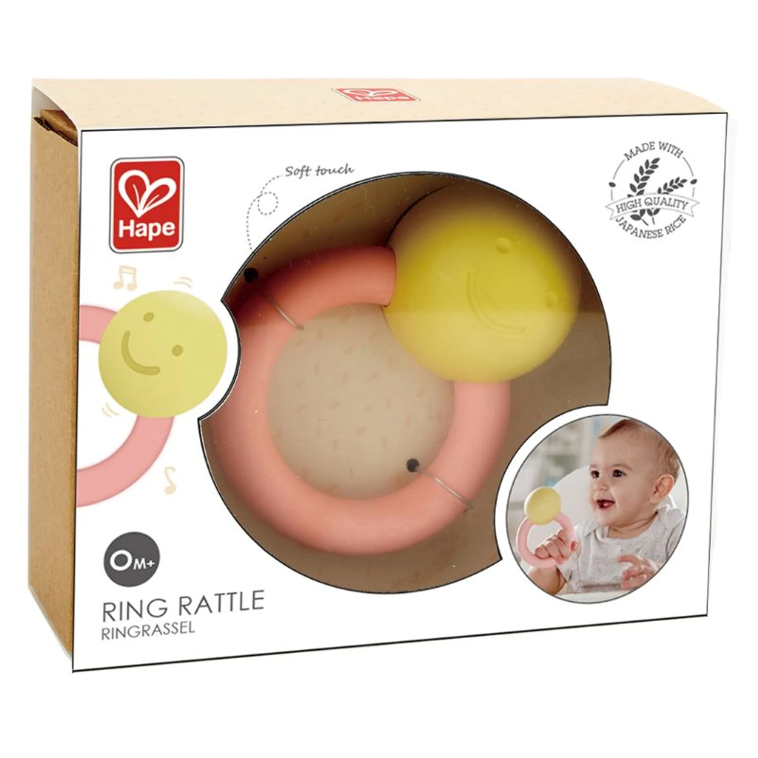 Ring Rattle - 0 + rice-based