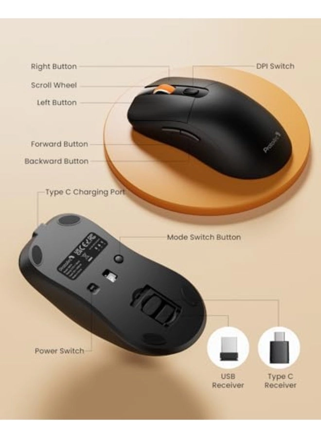 EM15 - 2.4G Wireless Bluetooth Type C Wireless