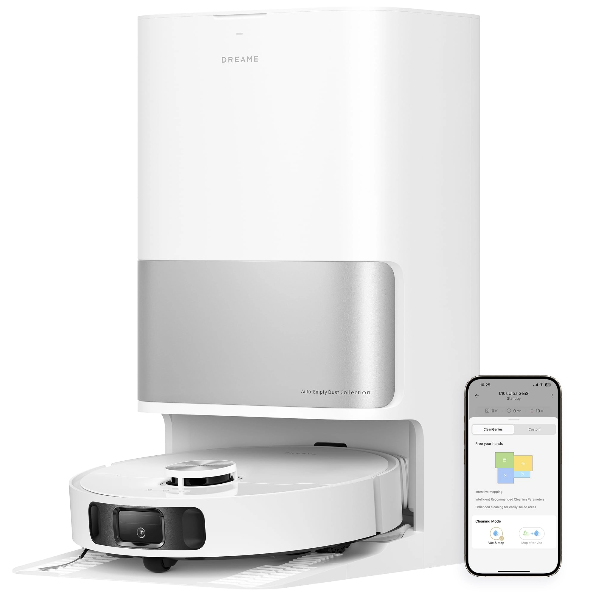 L10S-Ultra - Self-Empty Station With Mop