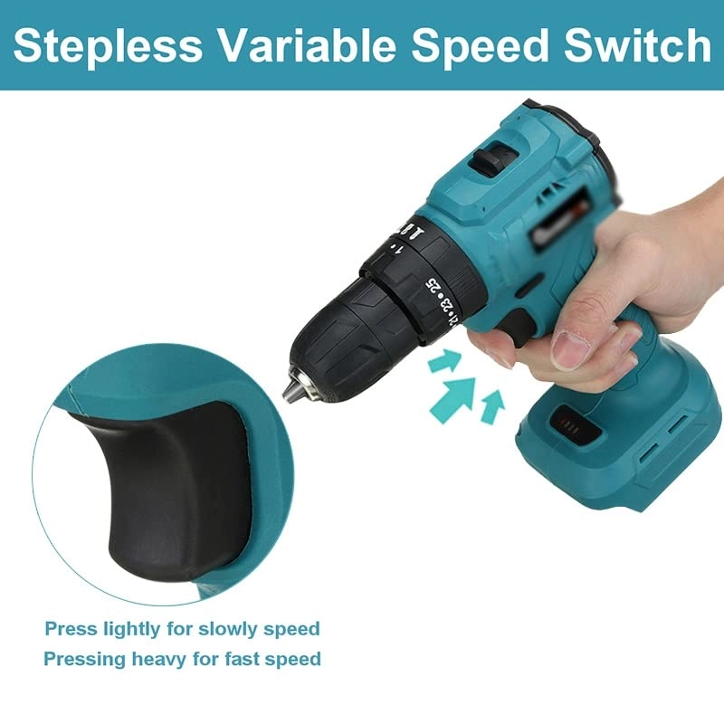 Brushless Drill - 520N.M 4000rpm 3 in 1