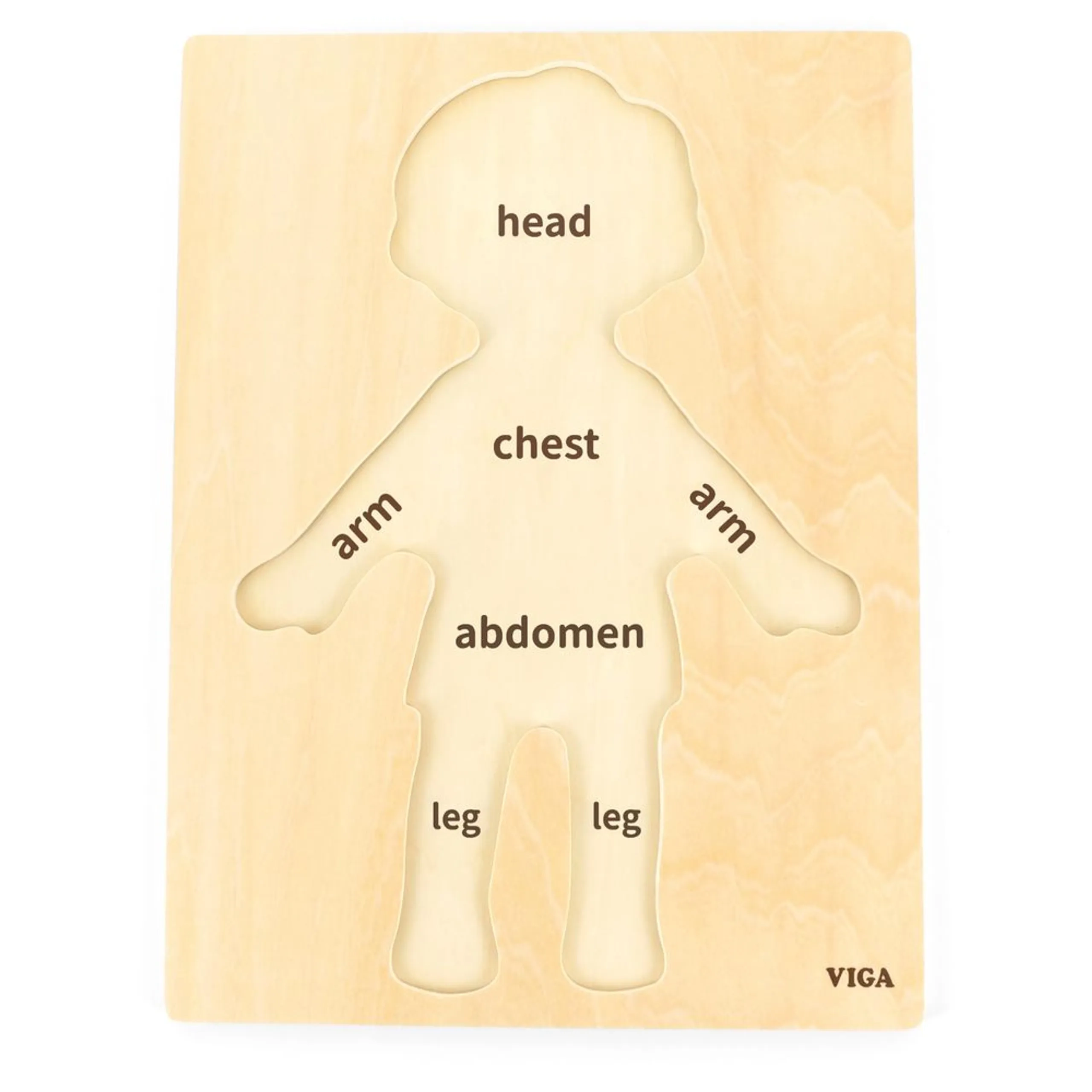Body Parts Puzzle-Boy - 3 + 7 pcs