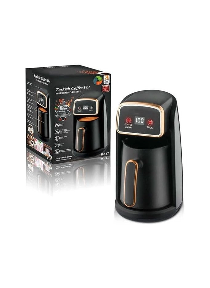 Turkish Coffee Maker - Automatic Cordless 360 ml (1-4 cups)