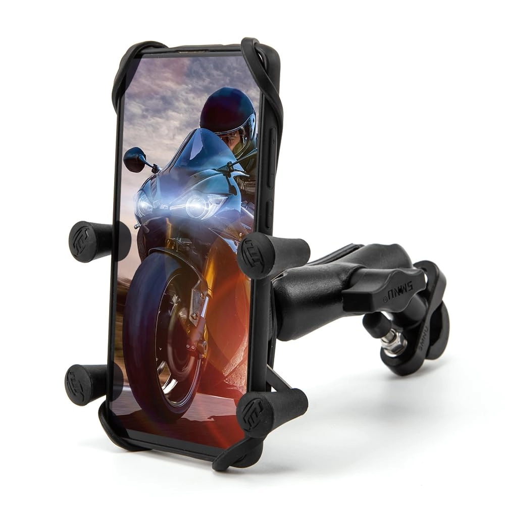 APEBAZY Motorcycle Phone Holder - Handlebar Mount for Apple iPhone R6