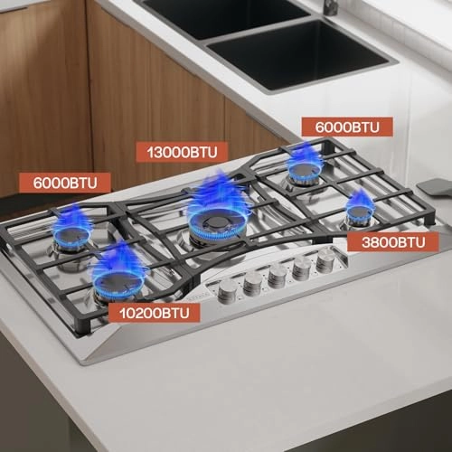 EMPV-36GC888 Gas hob