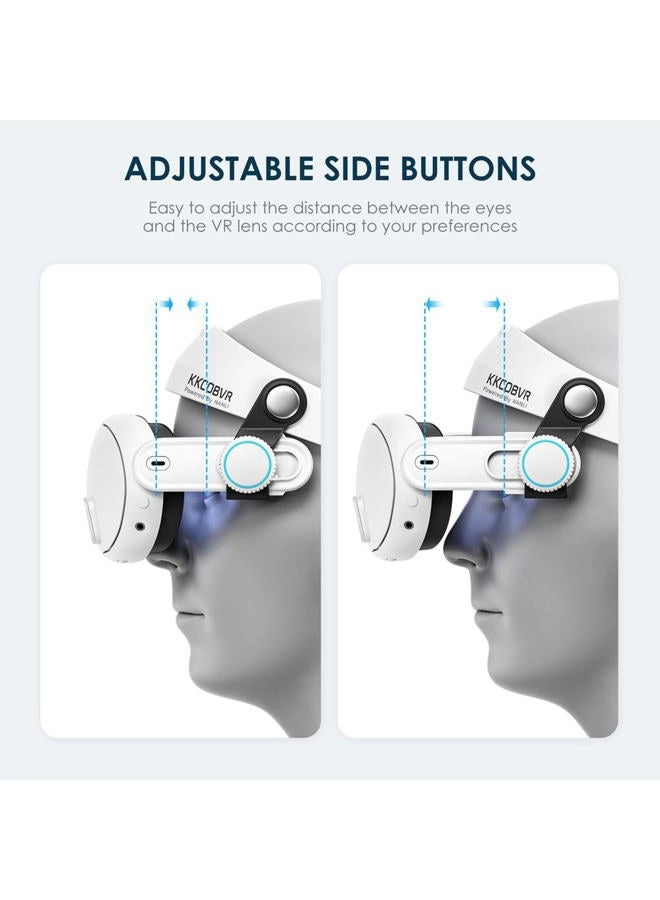 Q3 Halo Strap - Compatible with Meta Quest 3 White