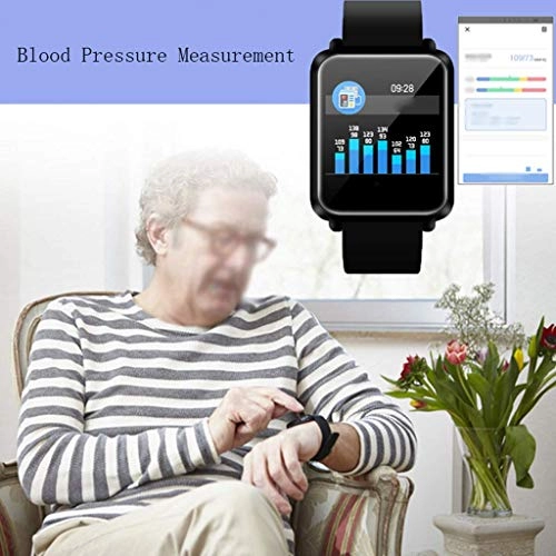 Smart Color Screen Sports Bracelet - Heart Rate Blood Pressure Monitoring