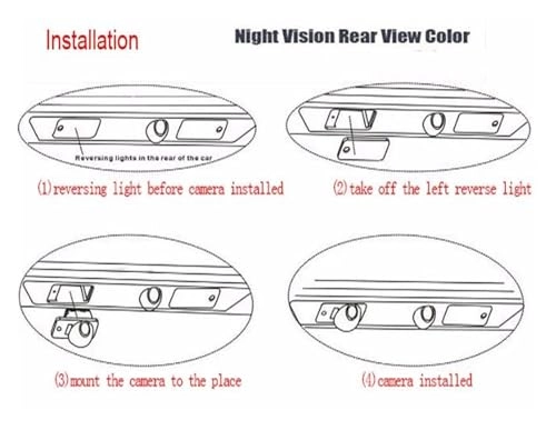 Rear View Camera - Night Vision Wired or Wireless 1280*720P