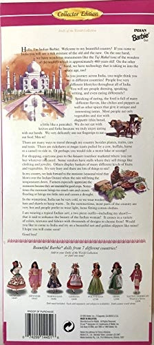 Barbie Dolls of the World - Indian sari Collector Edition 1995 Ages 180+