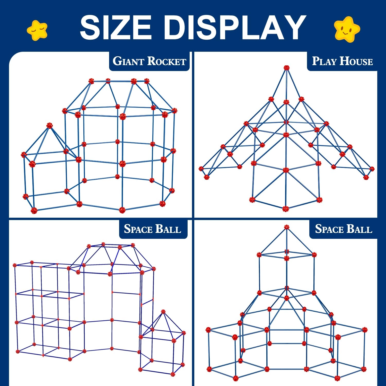 Ultimate Creative Set - 200 pcs Fort building kit