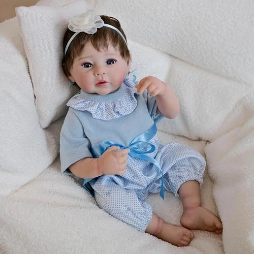 Raven Reborn Baby Doll - 19 inch Full body vinyl girl Ages 3+