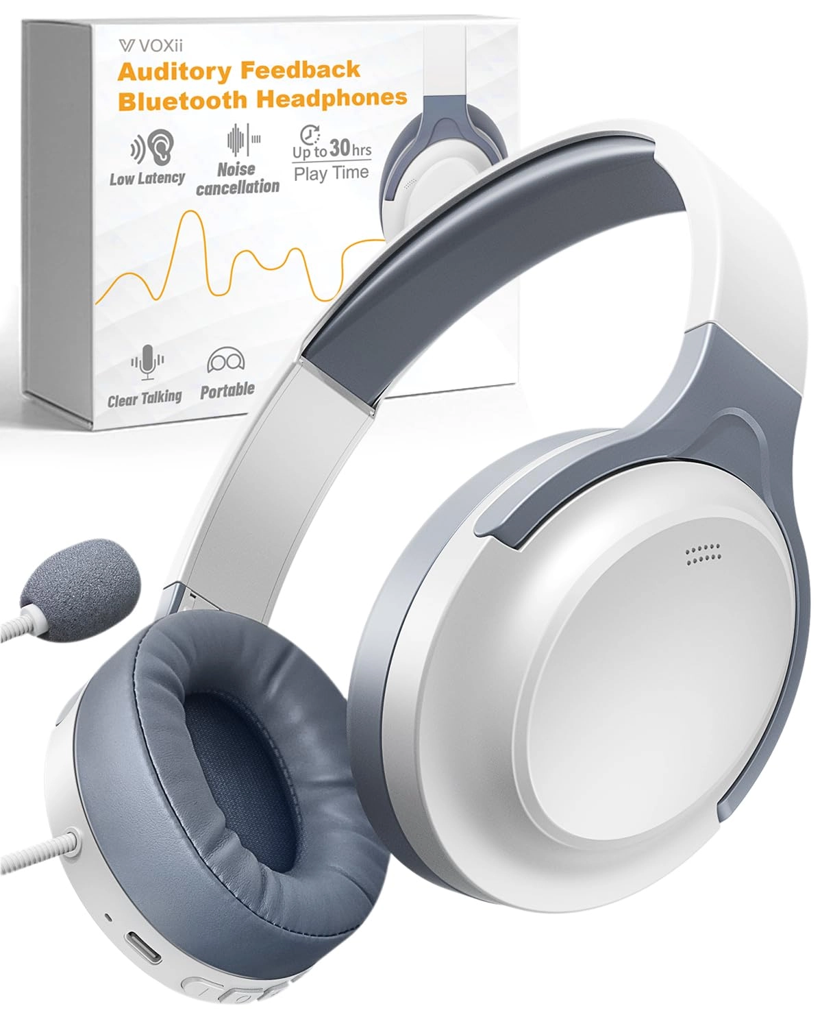 VOXii Auditory Feedback Wireless Headphones