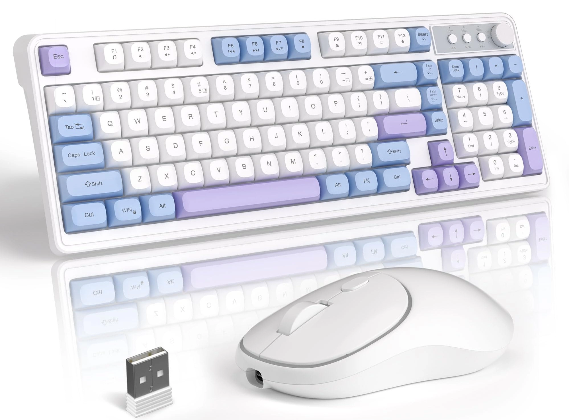 MageGee Wireless Gaming Keyboard and Mouse Combo V560 - Wireless
