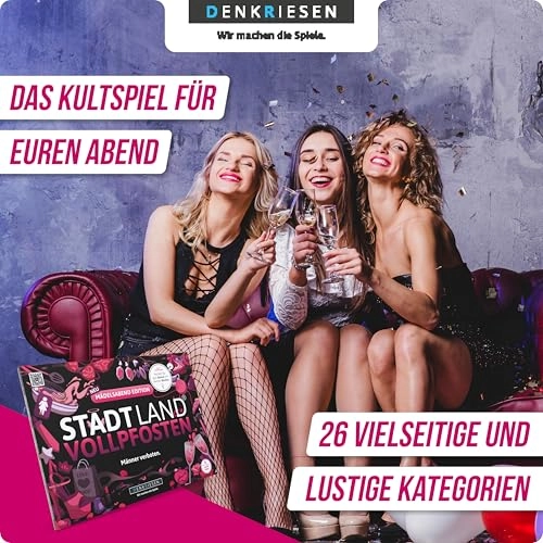 Stadt Land VOLLPFOSTEN: Girls' Evening Edition (German)