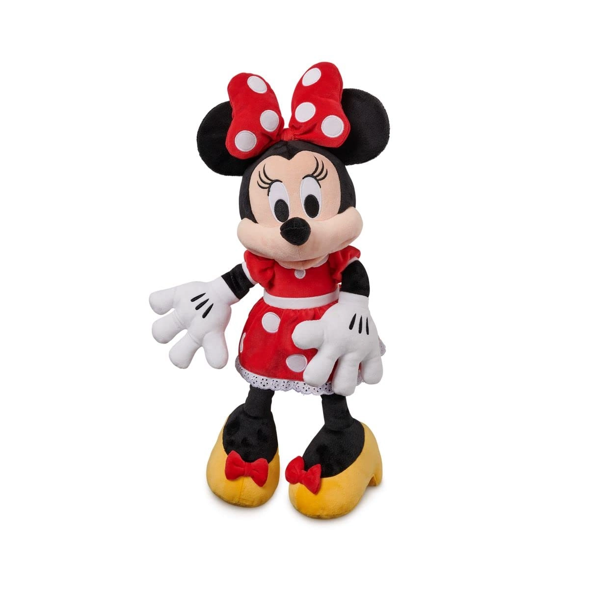 Disney Minnie Mouse - Medium Core Plush 17 inch Red Polka Dot Dress