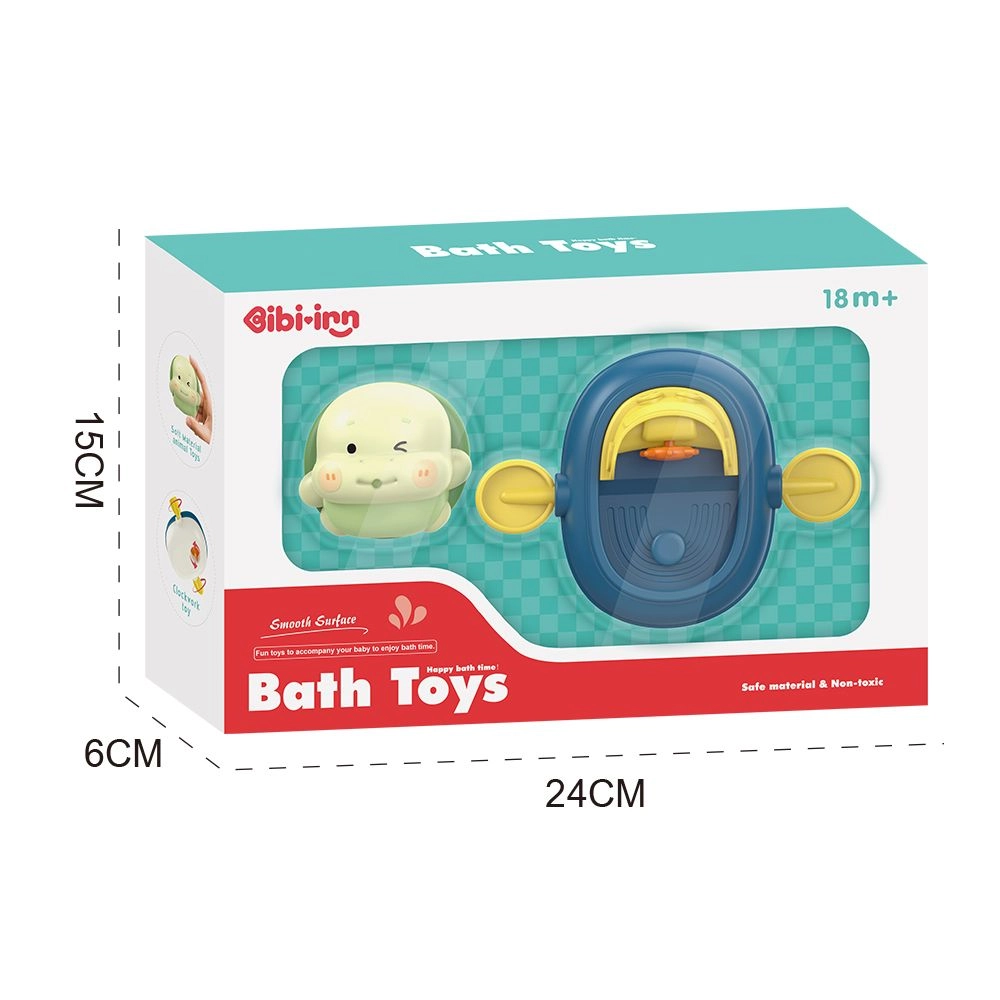 Happy Bath Time Duck - 4-In-1 Yellow