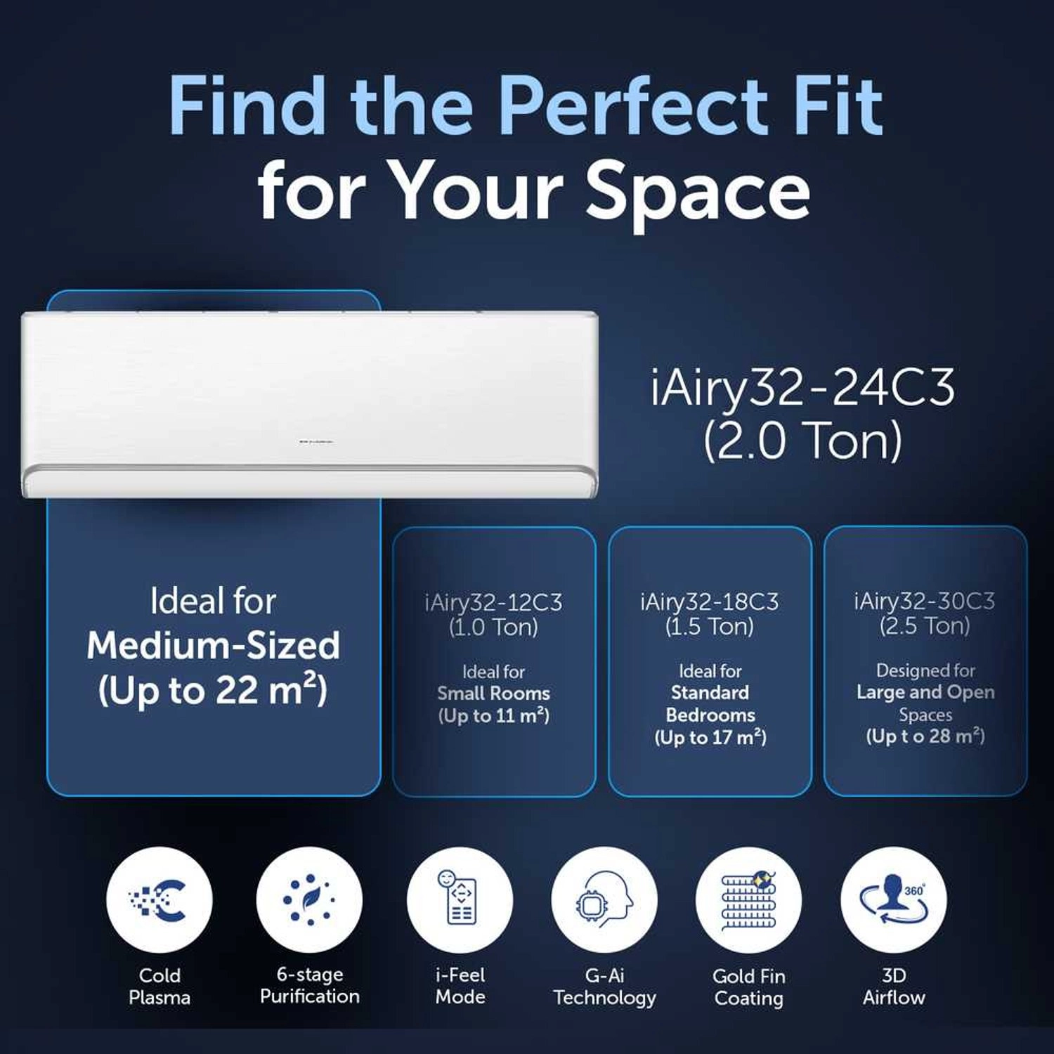 iAiry32-24C3 - Wi-Fi 2720 watts