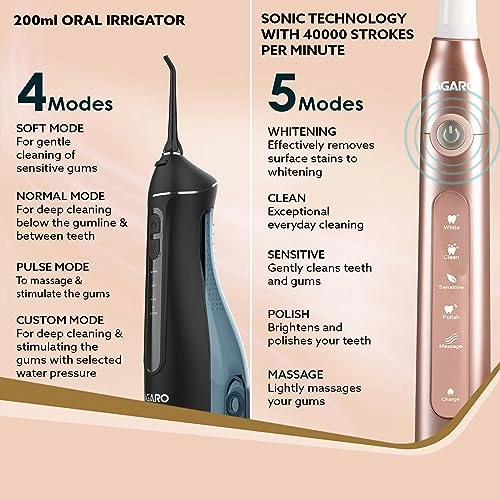 Cosmic Plus - Sonic 5 Modes 5 Brush Heads