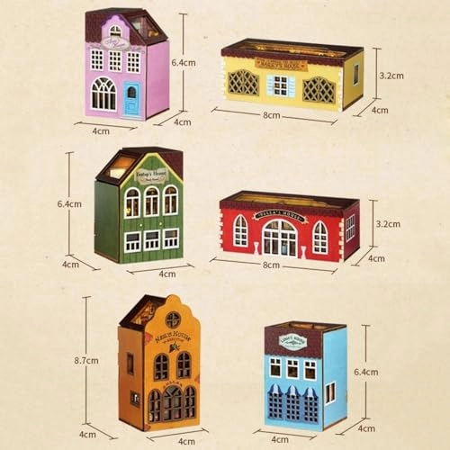 Miniature House Kit - Wood with Furniture