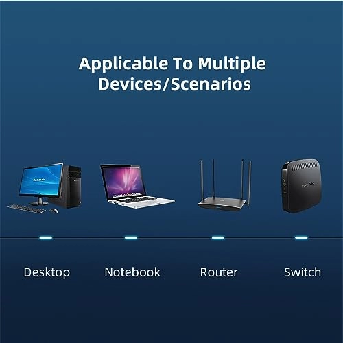 RJ45 Cat6 8P8C UTP Male to Male Stretch Coiled Cable - 100cm