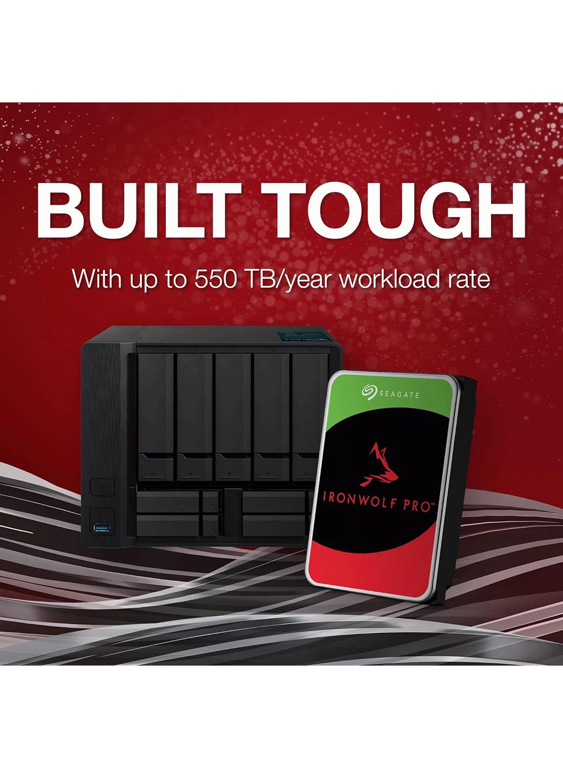 IronWolf Pro 3.5" 7200rpm 256MB SATA 6Gb/s (ST4000NT001) - 4TB