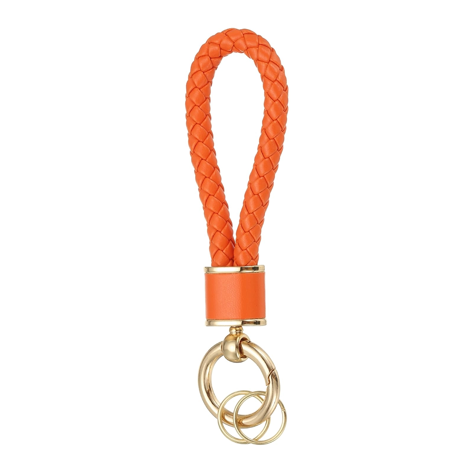 Braided Leather Keychain - Animal