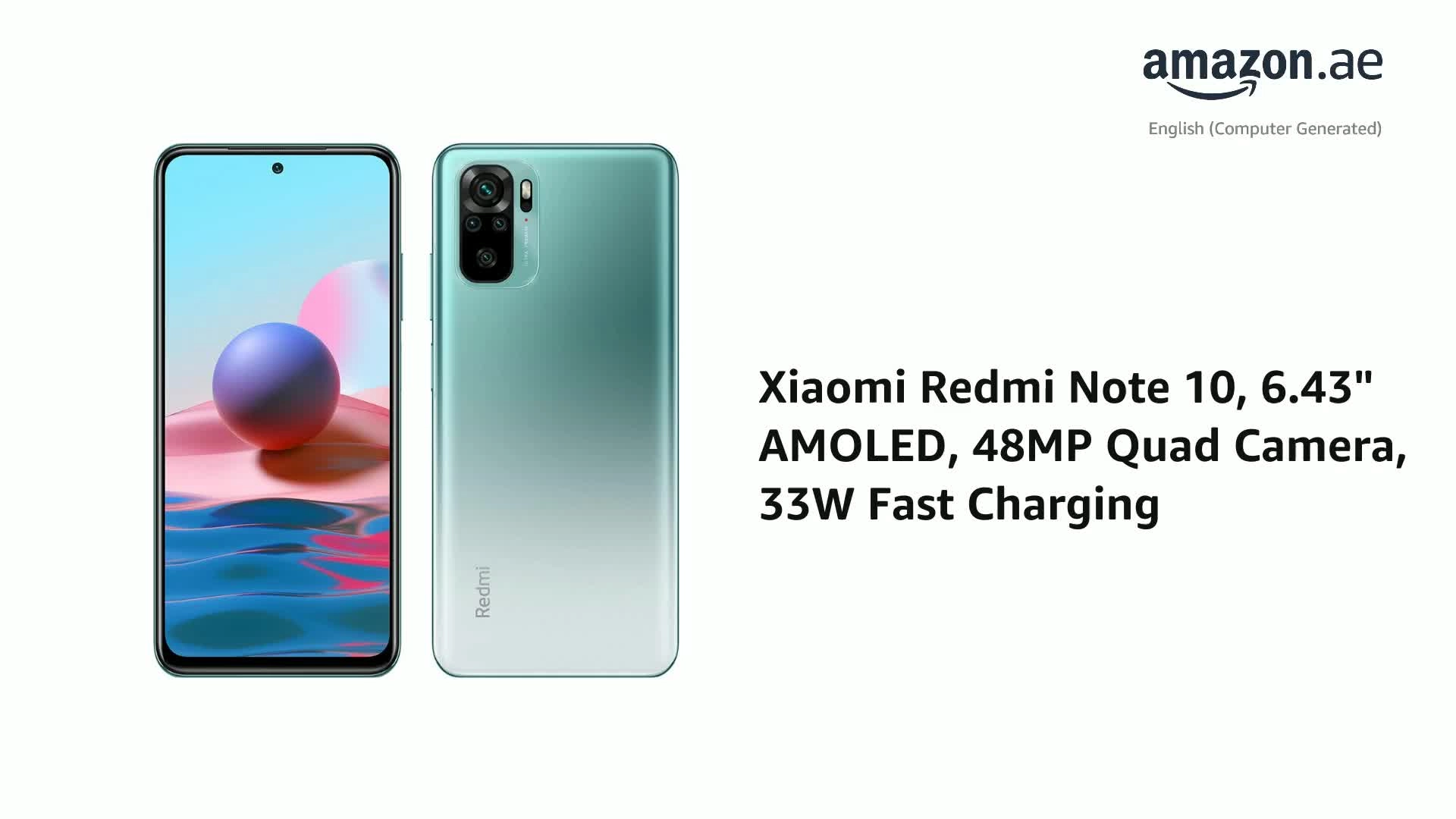 Redmi Note 10 - 4GB 64GB